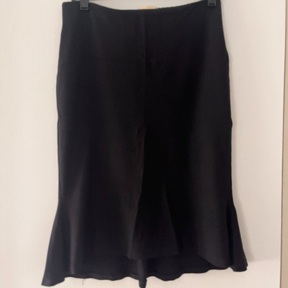 L'AGENCE - Eliza Trumpet Hem Black Skirt (Size Medium)
